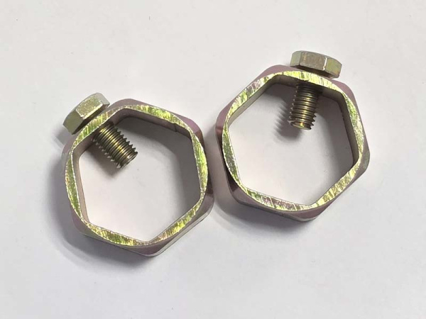 Фиксатор вала мотоблока 32x32мм шестигранный (2 шт)