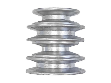 Шкив ременной пос. 20мм (4 ручья,А-13мм,D69/55мм) Салют