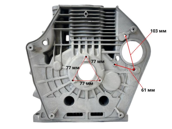 Блок двигателя C195FD Lifan (11110-H95Y0-0001)