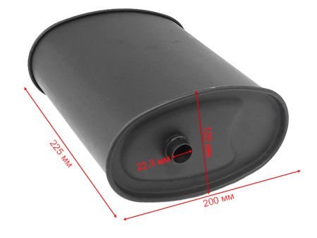 Глушитель генератора 2-3,5 кВт (168F-170F)