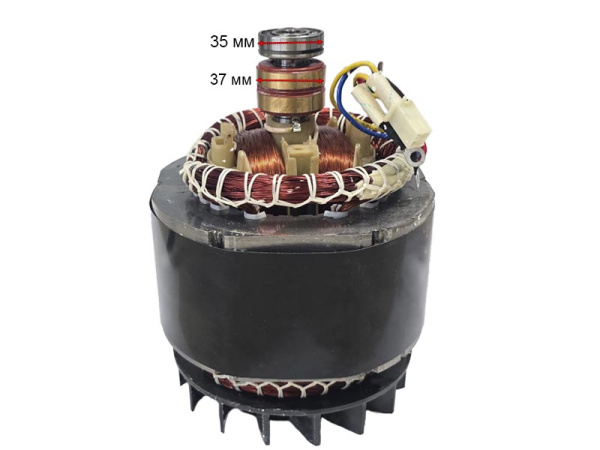 Альтернатор (статор) в сборе с ротором генератора 2кВт