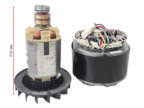 Альтернатор (статор) в сборе с ротором генератора 2кВт