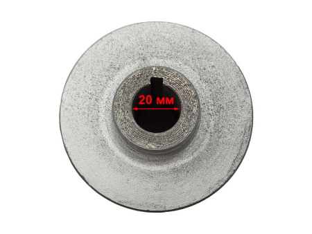 Шкив ременной пос. 20мм (3 ручья B-17мм,D85мм)