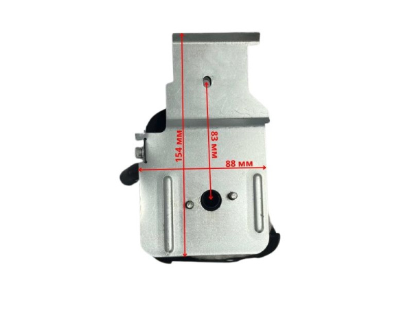 Глушитель 139F-2 Lifan в сборе с пластиной крепления