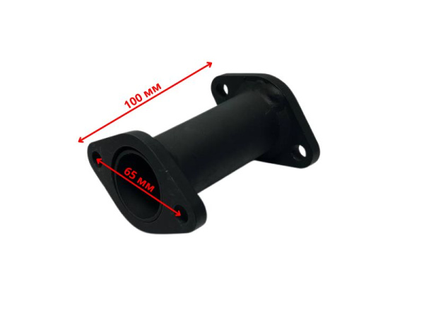 Колено глушителя (100мм)