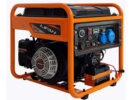  Генератор  бензиновый Lifan 6500IOE инвертор