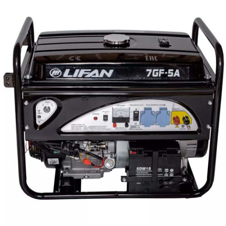  Генератор  бензиновый Lifan 7500EA (7GF-5A)