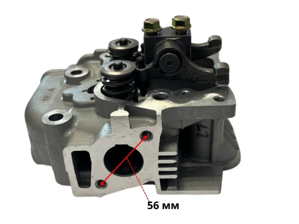 Головка блока цилиндра C186F Lifan в сборе (12130-H8610-0002)