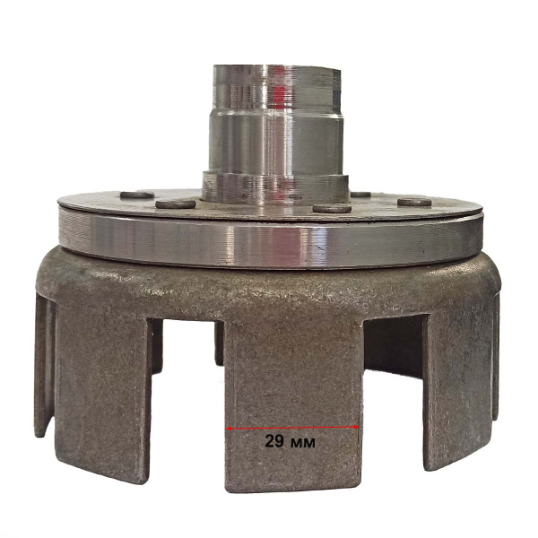 Корзина сцепления мотоблока 9-18лс (25мм шлицы, 8 лепестков)