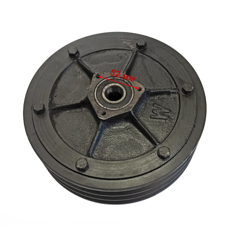 Сцепления мотоблока-минитрактора 3-х ручейковое в сборе