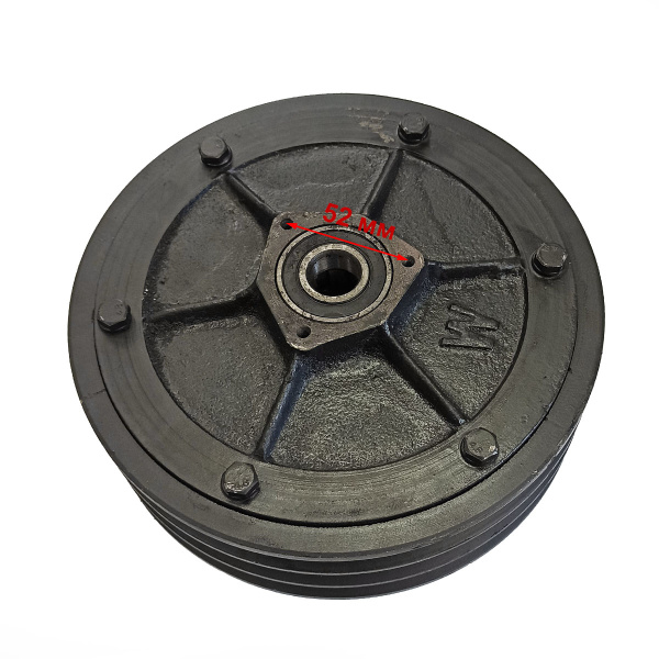 Сцепления мотоблока-минитрактора 3-х ручейковое в сборе