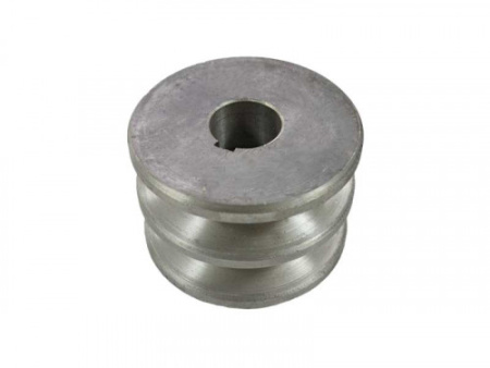 Шкив ременной пос. 18мм (2 ручья,А-13мм,D58.5мм) Крот