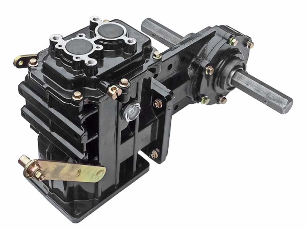 Коробка передач и редуктор мотоблока 3+1 (9-18лс, st-1800F) с плитой