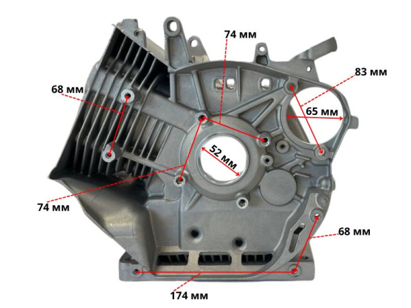 Блок двигателя KP500E Lifan (11110-A3414-0001)
