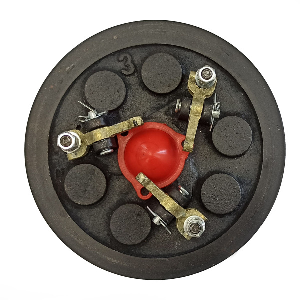 Сцепления мотоблока-минитрактора 3-х ручейковое в сборе