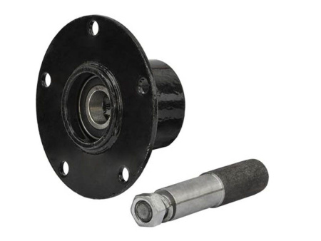 Ступица колеса тележки мотоблочной (ось 25мм)