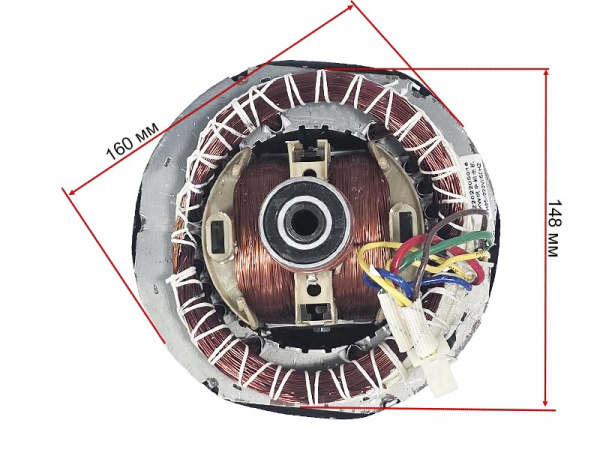 Альтернатор (статор) в сборе с ротором генератора 2кВт