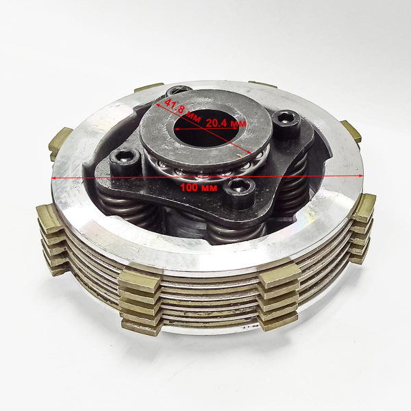 Сцепление мотоблока (6-8.5лс) прямое 8 лепестков (в сборе)