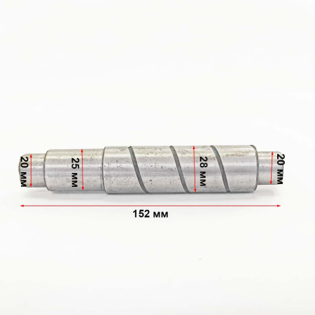 Вал повышающей-понижающей шестерни минитрактора L-152