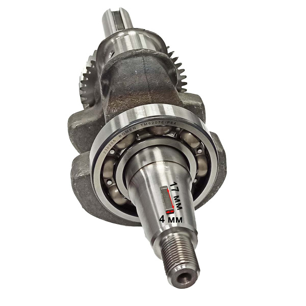 Коленвал KP420, KP460 (под шпонку, 25 мм, R-TYPE) LIFAN (13110-A262T-007)