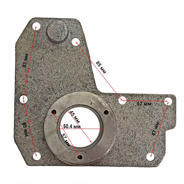 Крышка КПП левая (под муфту сцепления)