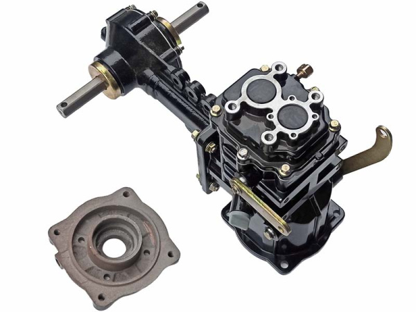Коробка передач и редуктор мотоблока 3+1 (6.5-8,5лс, st-1000F) с плитой