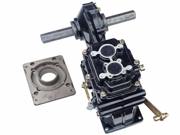 Коробка передач и редуктор мотоблока 3+1 (9-18лс, st-1800F) с плитой
