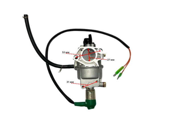 Карбюратор 188F-192F (с электроклапаном) для генератора