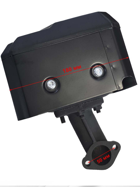 Глушитель KP420, KP460, KP500, 188F-192F в сборе (18000) LIFAN