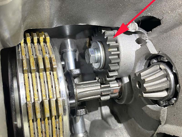 Шестерня КПП мотоблока 6-8лс (Z-23, 50мм,пос. шлиц 17мм)