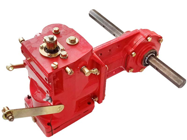 Коробка передач и редуктор мотоблока 3+1 (9-18,5лс) с плитой