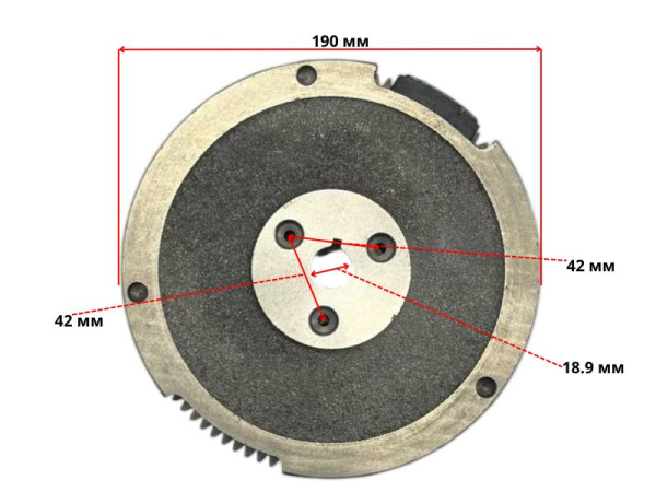 Катушка освещения 177FD Lifan 7A (комплект)  (23300-A0814-0003)