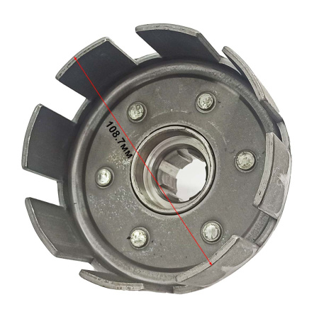 Корзина сцепления мотоблока 6-8лс (25мм шлицы, 8 лепестков)