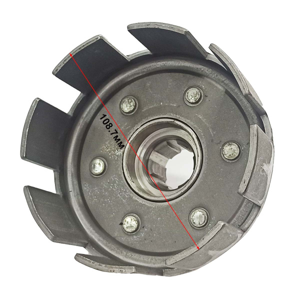 Корзина сцепления мотоблока 6-8лс (25мм шлицы, 8 лепестков)