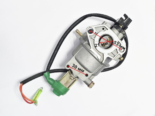 Карбюратор 177F (с электроклапаном) для генератора 