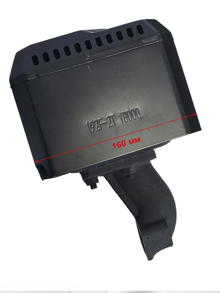 Глушитель KP420, KP460, KP500, 188F-192F в сборе (18000) LIFAN